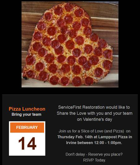 Join Us For A Slice Of Love (and Pizza)