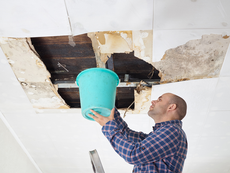 Leaking Roof Water Damage