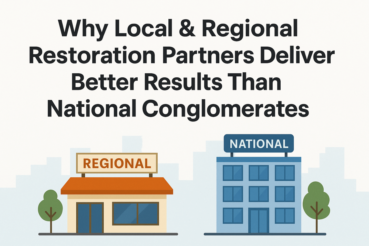 Why Local & Regional Restoration Partners Deliver Better Results Than National Conglomerates