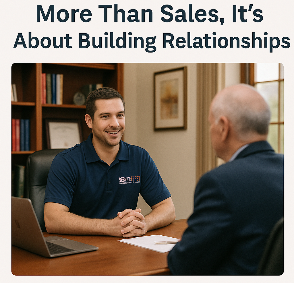 ServiceFirst Sales Team: More Than Sales, It’s About Building Relationships