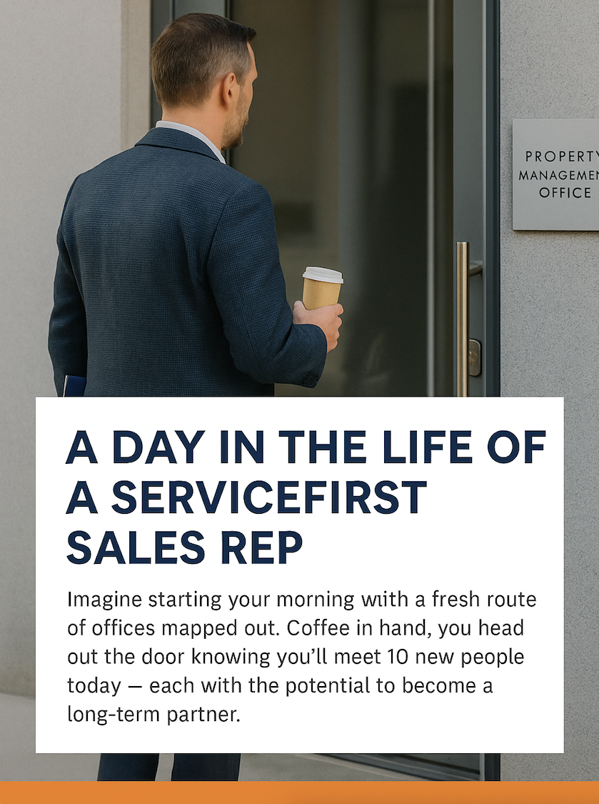 A Day in the Life of a ServiceFirst Sales Rep